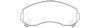 KIA 0K60B3328ZB Brake Pad Set, disc brake